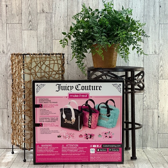 JUICY COUTURE- Make It Real 3 Mini Bags DIY Collectable Bracelet Set 107 Pieces - Picture 3 of 4